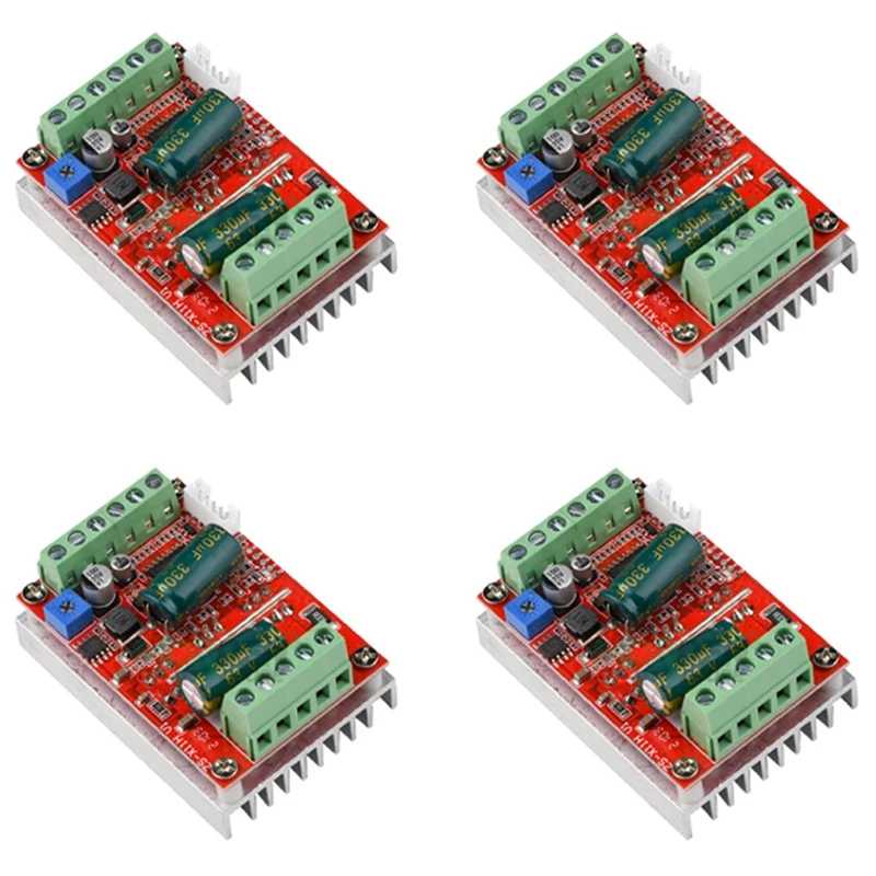 

4X DC 6-60V 400W BLDC Three Phase DC Brushless Motor Controller PWM Hall Motor Control Driver Board 12V 48V