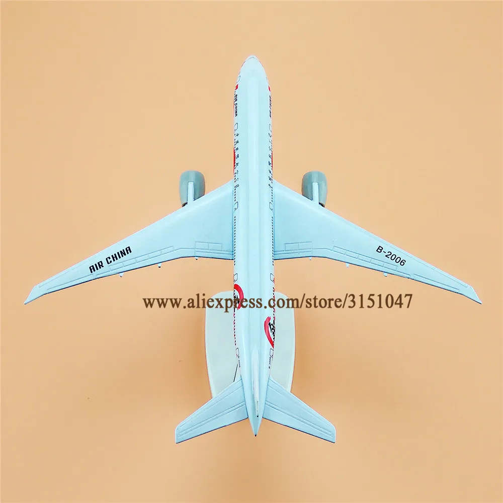 Модель самолета из металлического сплава для авиакомпании China Airlines модель 20 см с