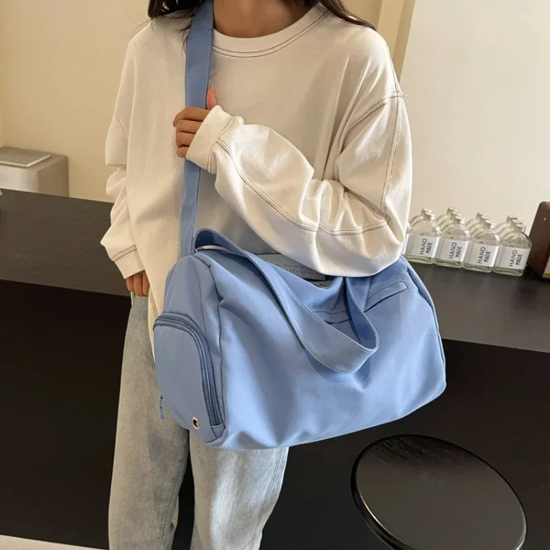 Прекрасные однотонные нейлоновые сумки через плечо Pinkycolor высококачественные