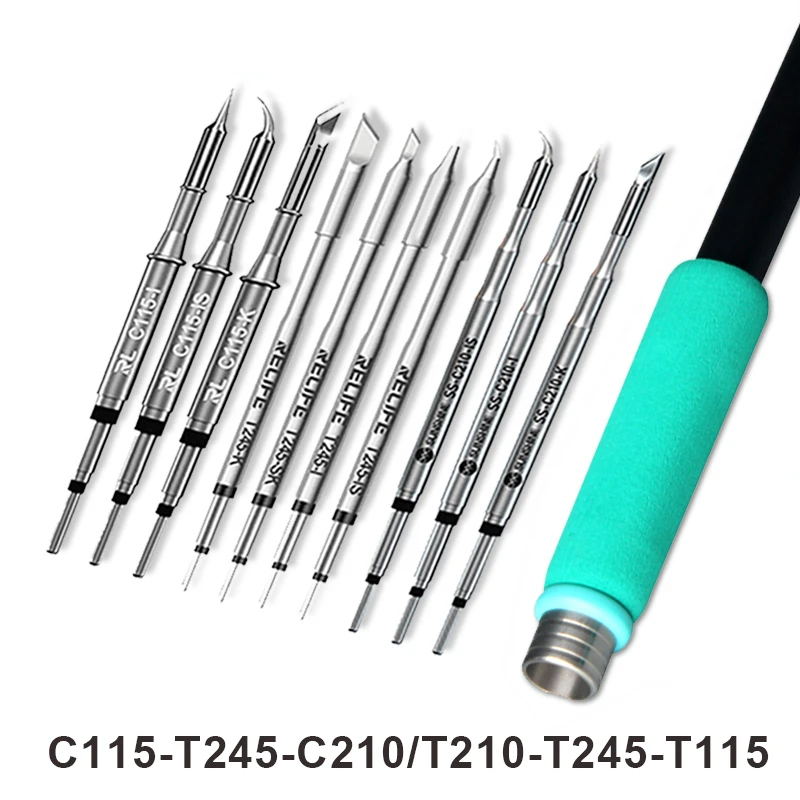 RELIFE C210 T245 C245 Профессиональное Паяльное Жало Для Сварочной Станции GVM T210/T115