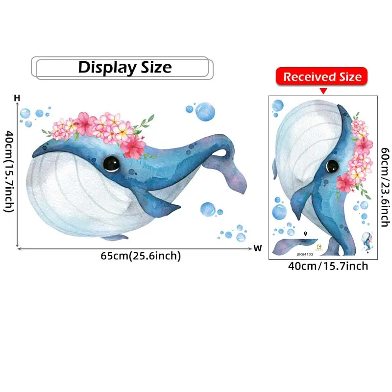 Наклейки на стену для детской комнаты наклейки подводные синие коралловые