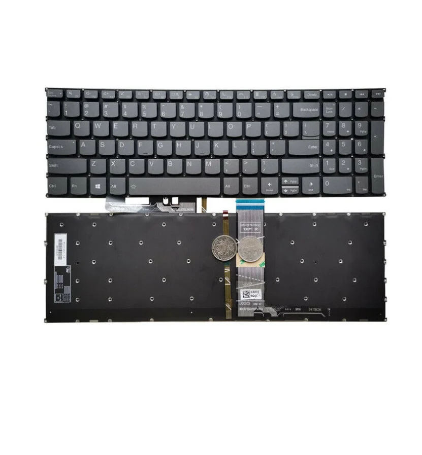 

New For Lenovo US Keyboard V15 G2-ALC V15 G2-ITL no Backlit gray black