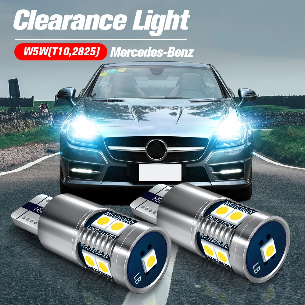 2 шт. светодиодные лампы для Mercedes-Benz CL203 C209 A209 C219 W211 W212 A207 C207 S211 S212 |