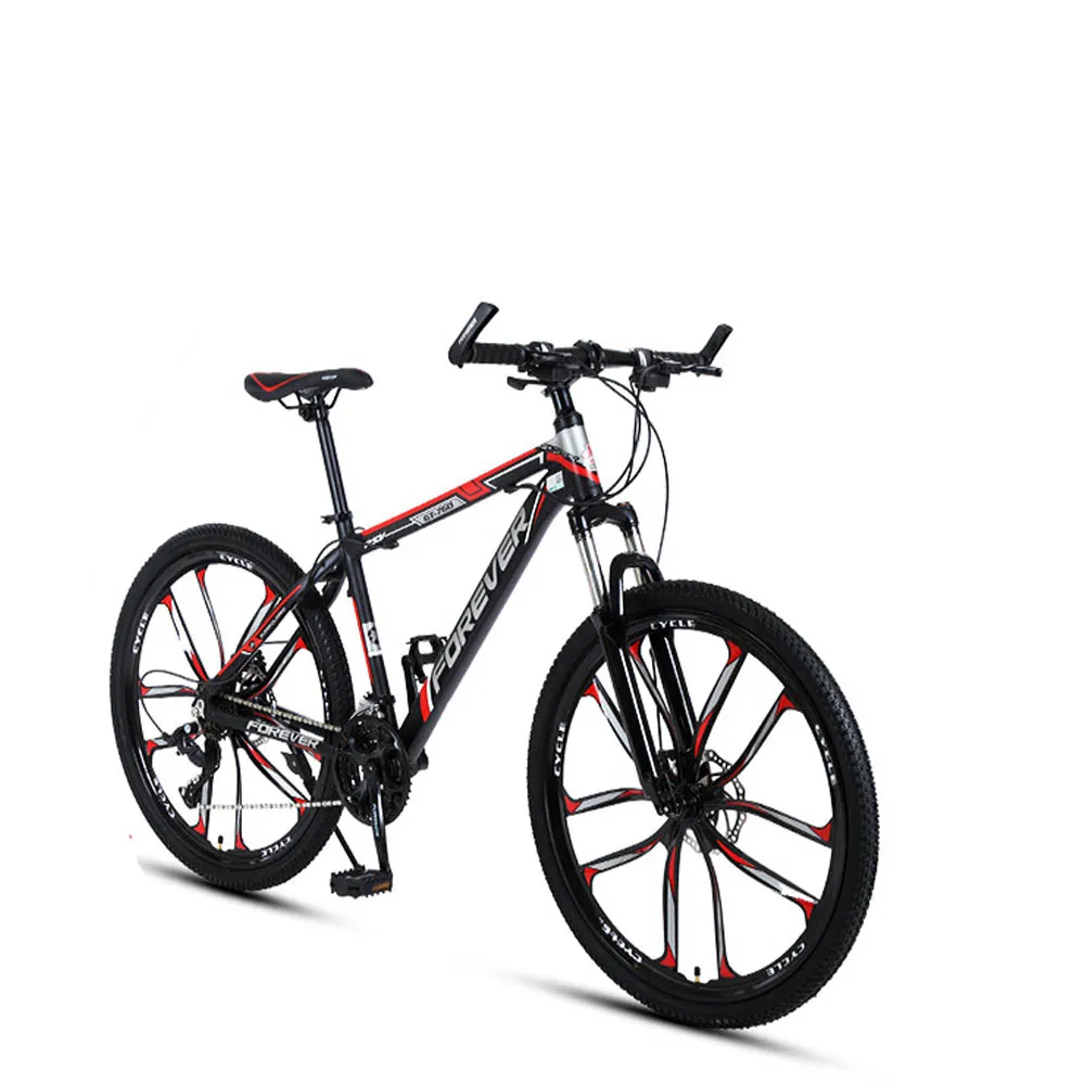 

Mountain Bike Riders 26 Inches Outside Riding Variable Speed Dual Disc Brake System Off-Road And Shock Absorbing Aluminum Alloy