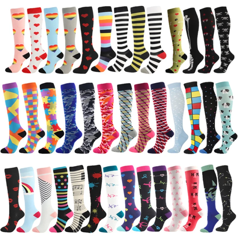 

Compression Stockings Blood Circulation Promotion Slimming Compression Socks Anti-Fatigue 20-30 Mmhg Compression Sock Men