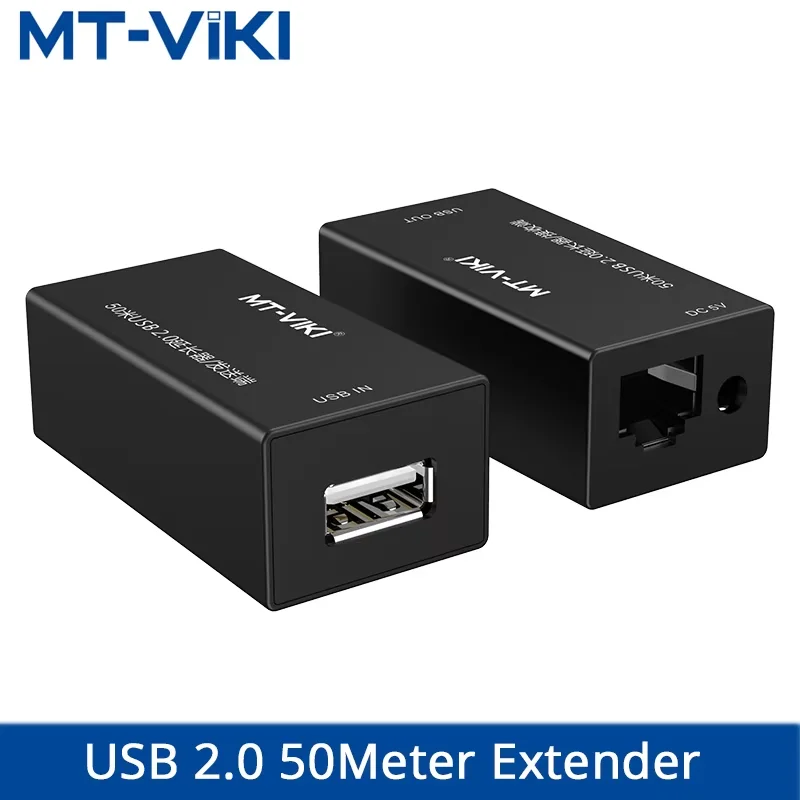 MT-VIKI USB2.0 удлинитель одиночный сетевой кабель расширенный до 50-метрового