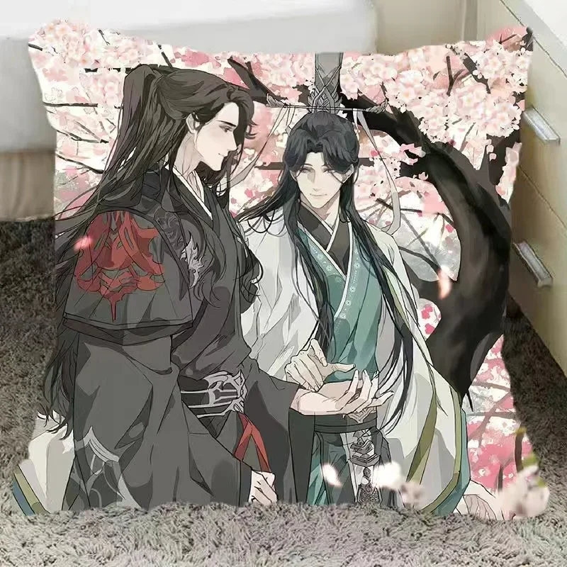 Наволочка с двусторонним принтом Luo Binhe Shen Qingqiu для дома и автомобиля