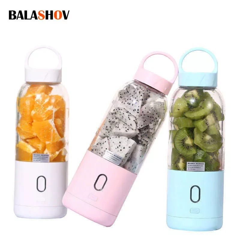 

Новинка 2023 портативная соковыжималка 500 мл многофункциональный блендер кухонный комбайн Быстрая зарядка соковыжималка для фруктов кухонн...