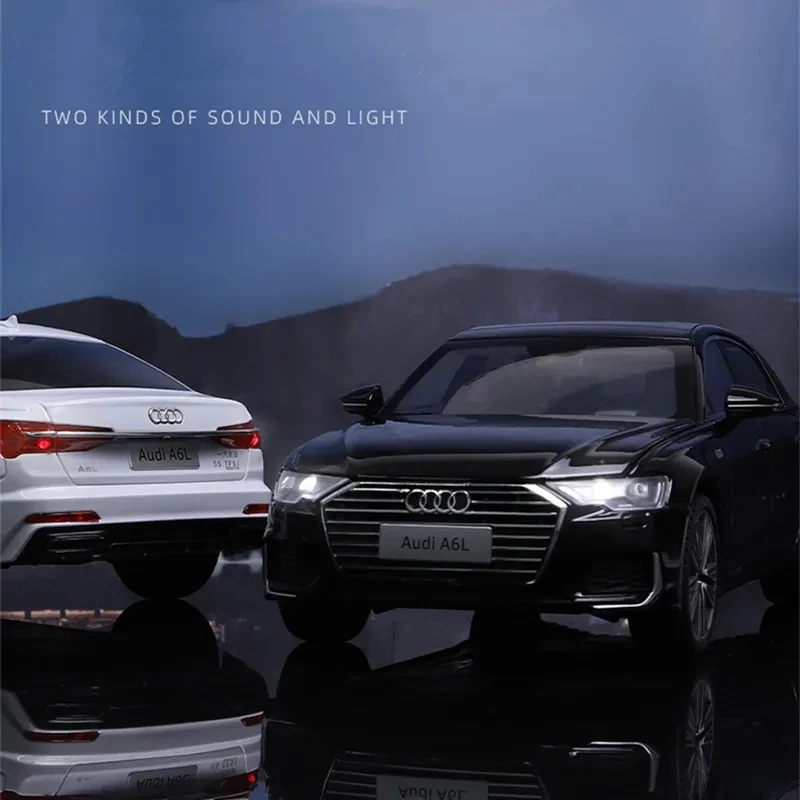 

1:18 AUDI A6 L Alloy Car Model Diecast Sound and Light Metal Toy Vehicles Simulation Collection Boys Kids Toys Birthday Gifts