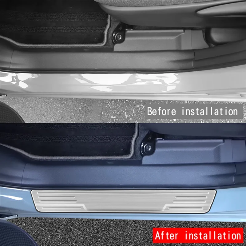 Накладка на пороги для Toyota Sienta 10 серий