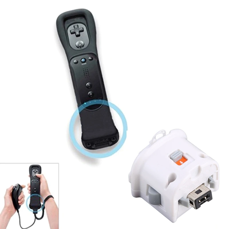 

Motion Plus for wii Motion Plus Adapter Sensor Player Compatible with Wii Remote Controller On the Go Parcing Sensor