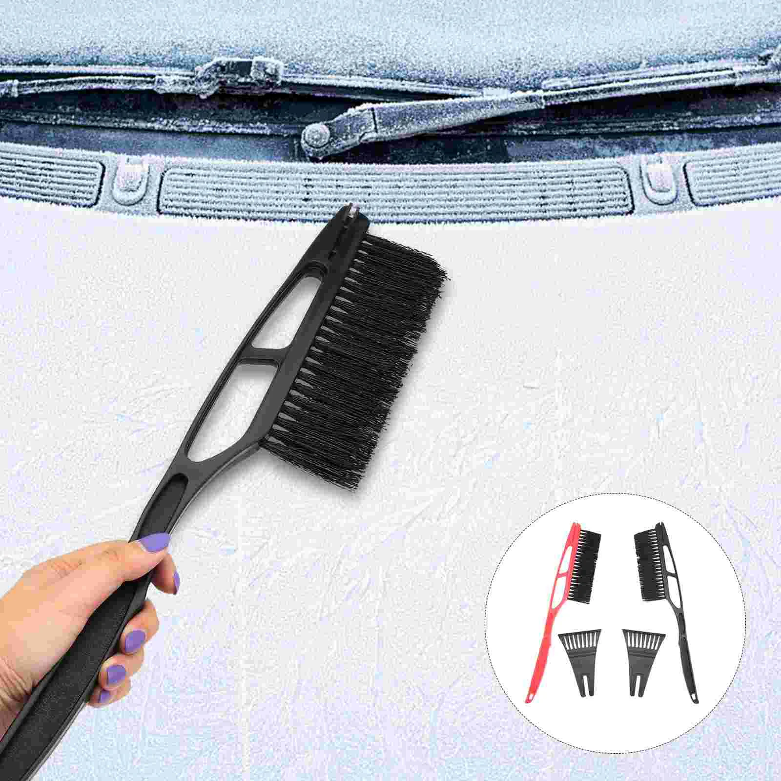 

Snow Brush Removal Ice Frost Windshield Remover Scraper Cartool Suv Trucks Snowbrush Mover Detachable Winter Auto Broom