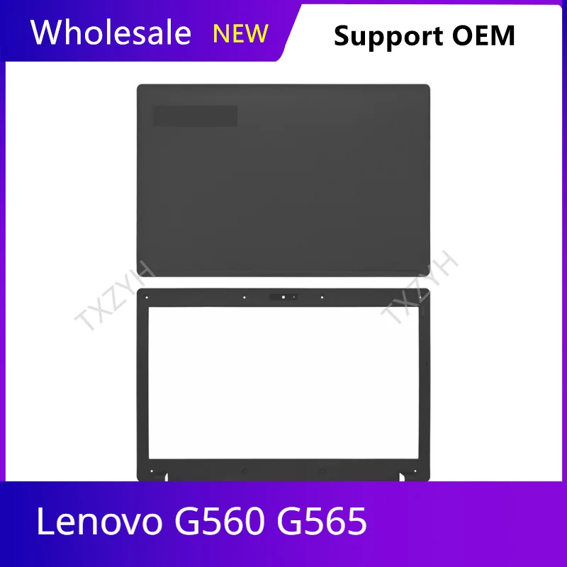 

New Original For Lenovo G560 G565 Laptop LCD back cover Front Bezel Hinges Palmrest Bottom Case A B C D Shell