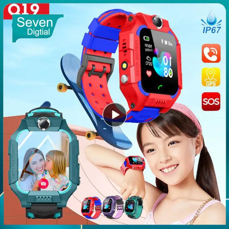 

Kids 4G Smart Watch 400mAh SOS GPS Location For Children SmartWatch Camera IP67 Waterproof Learning Toy 2 Way Communication