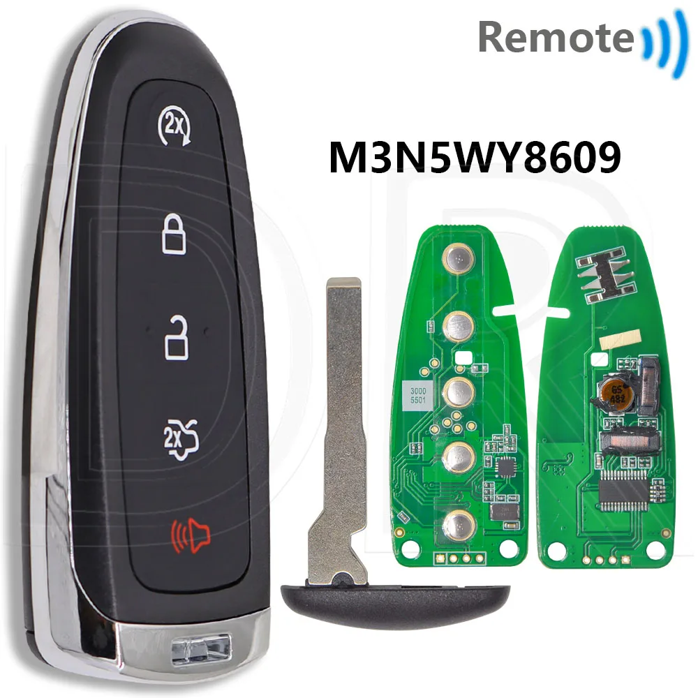

Отличный ID46 PCF7953 чип 315/433 МГц M3N5WY8609 автомобильный ключ для Frod Edge Focus Expedition Escape Flex Taurus Explore 2011-2018