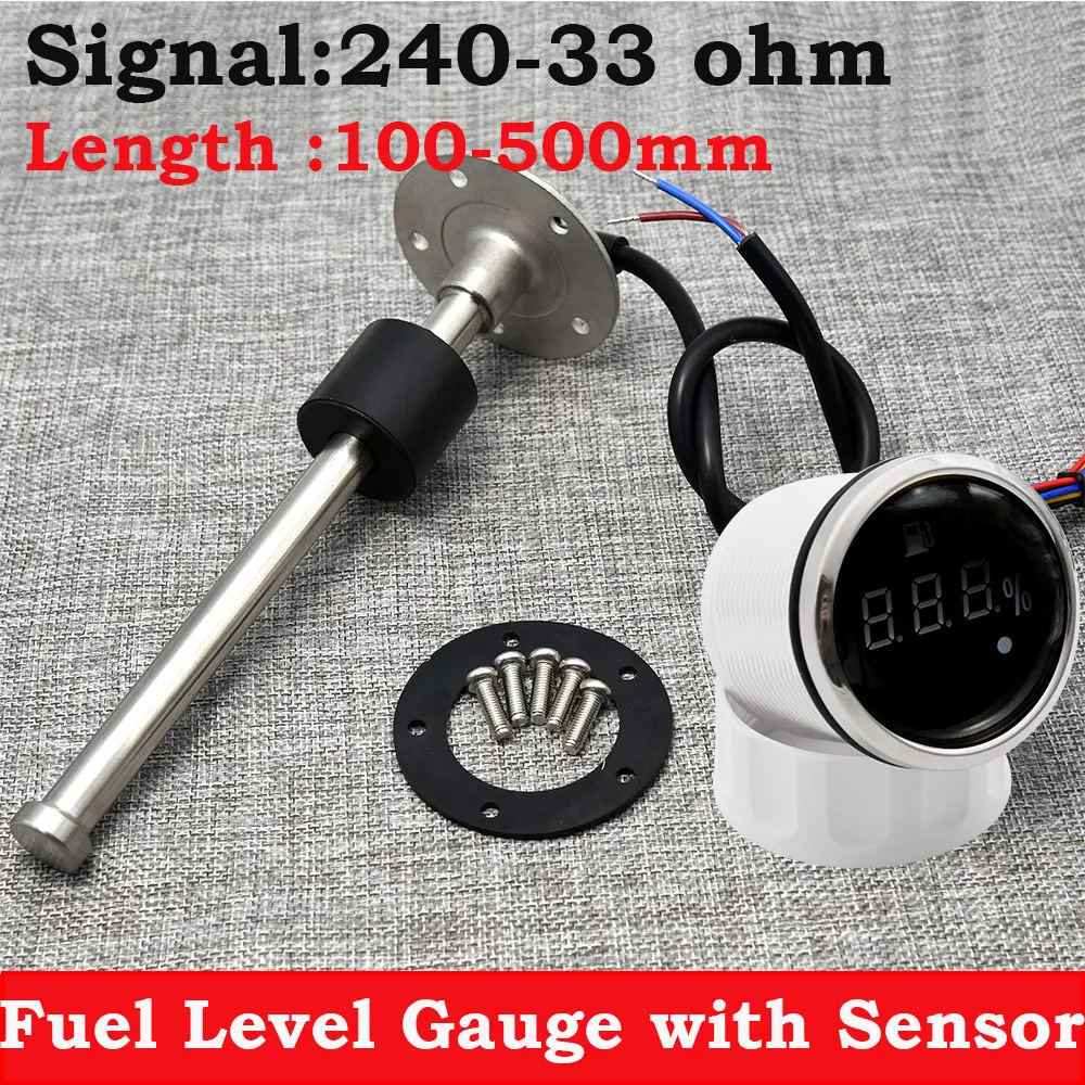 

Датчик уровня топлива AD, 150/175/200/225/250/275/300/350 мм, 450-33 Ом