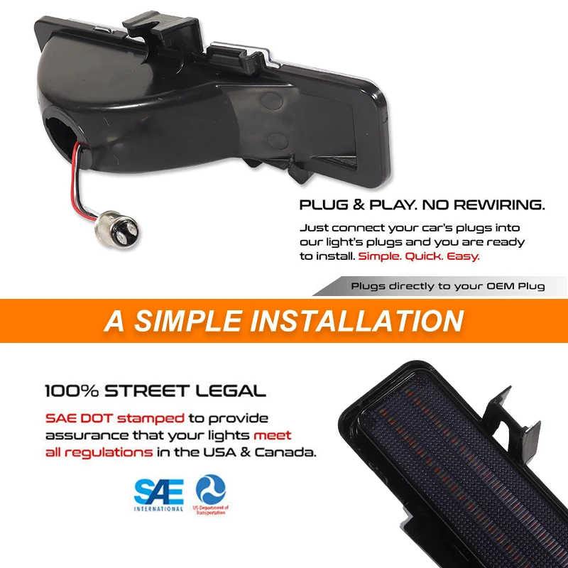 2 шт. поворотники для переднего бампера 83-93 Chevrolet S10/Chevrolet GMC S15