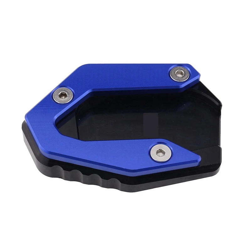

Motorcycle Kickstand Foot Side Stand Extension Pad Support Plate for YAMAHA MT-09 MT09 Tracer XSR900 XSR 900, Blue