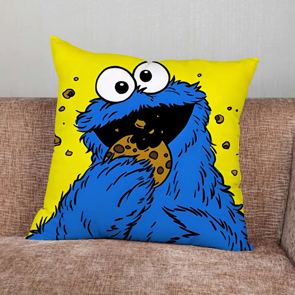 Фото Забавная наволочка C-Cookie-M-Monster для дома, спальни, автомобиля, офиса, украшения, гостиной, дивана, наволочка, подходит №4