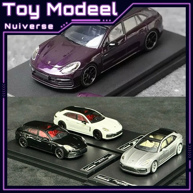 Фото Масштабная модель автомобиля RM 1:64 Porsche Panamera Shooting Brake из литого сплава, высокодетализированная, для статической демонстрации, коллекционная, идеальный подарок для хобби. №1