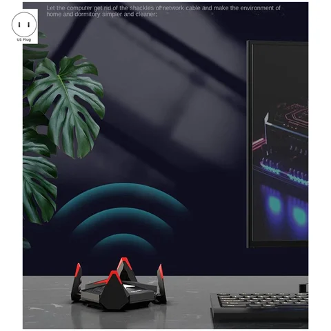 Роутер Wi-Fi COMFAST трехдиапазонный гигабитный, 5374 Мбит/с