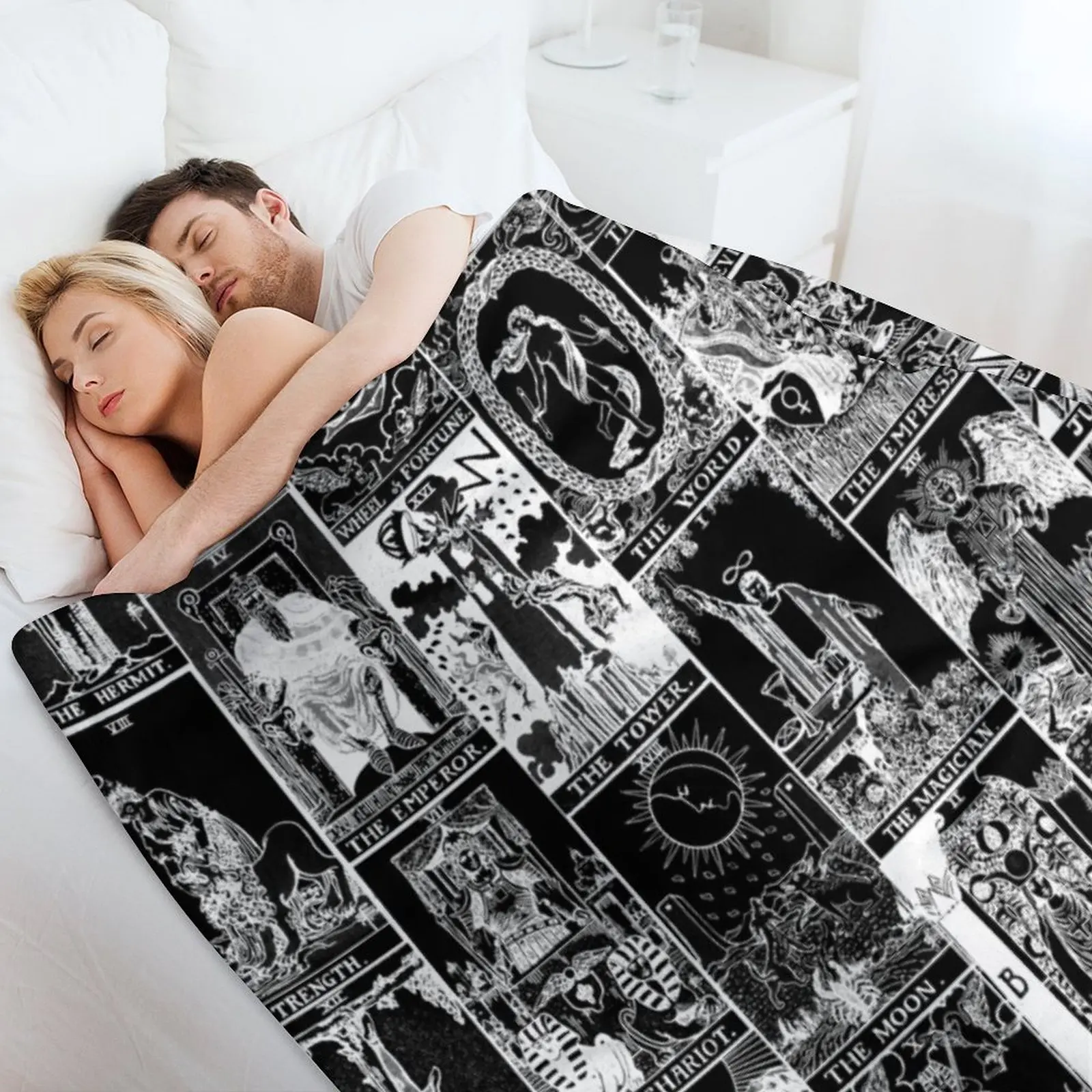 Старшие Арканы Таро Лоскутное Пледы Кровать Модные Одеяла и Для Диванов