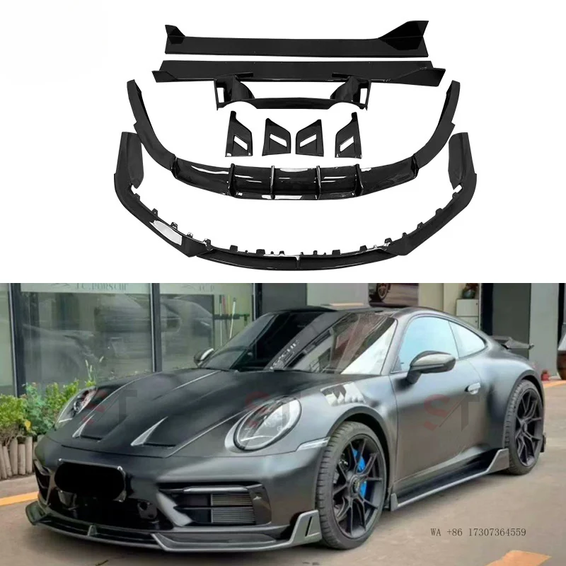Фото ГОРЯЧАЯ НОВИНКА: Комплект карбонового обвеса для Porsche 911 992 в стиле Chopard: передний и задний бамперы, боковые юбки, центральный сплиттер и аэродинамические накладки. №2
