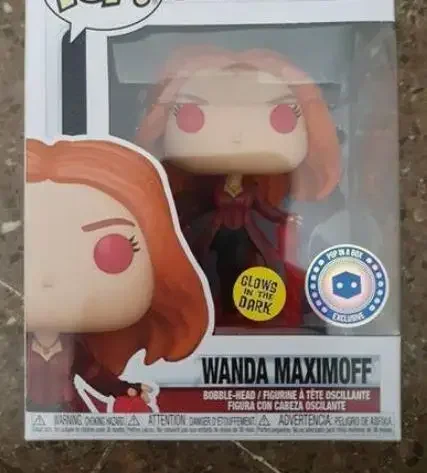 Funko Pop The Avengers End Game Wanda Maximoff 855 #   Светящиеся в темноте виниловые фигурки куклы с качающейся головой, специальное издание, модель игрушки (art.: 3920ca2c7e31d) - 3920ca2c7e31d