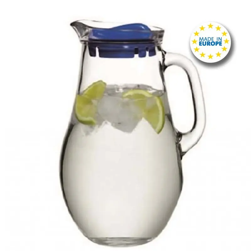 

Glass Pitcher with Lid, Clear Carafe, 61.7 oz