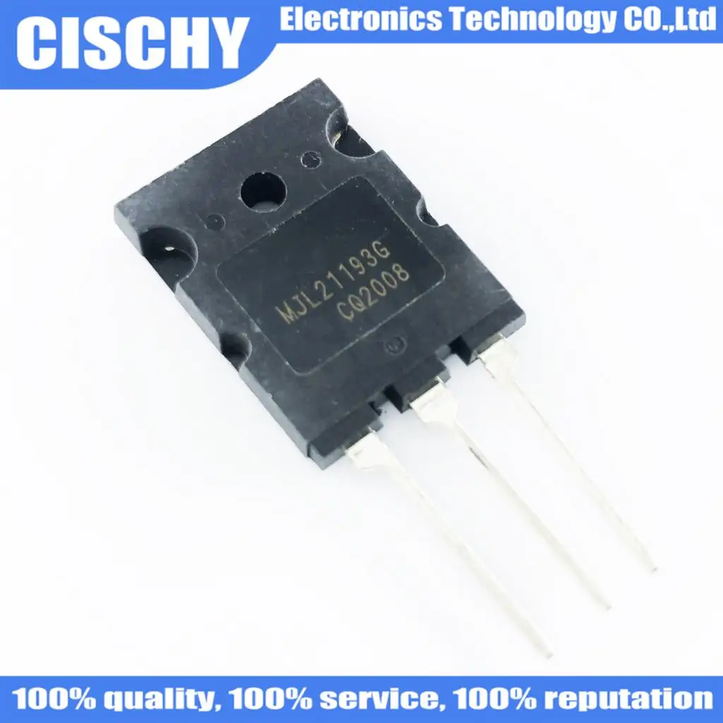 10 шт./партия = 5 пар (5 шт. MJL21193 + 5 шт. MJL21194) Φ MJL21193G MJL21194G Φ