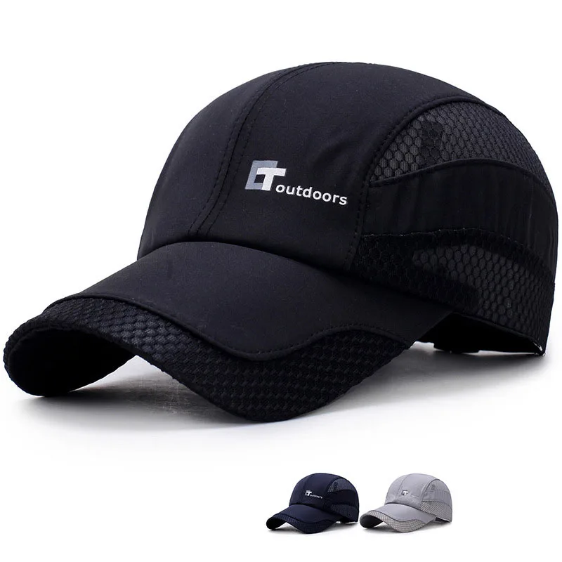 

Кепка спортивная сетчатая для мужчин и женщин, дышащая быстросохнущая бейсболка с принтом алфавита, поглощающая пот, для улицы, Kpop E75, лето