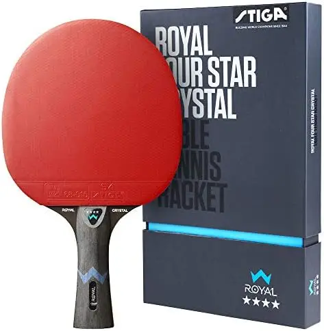 

Table Tennis Ping Pong Bat, Black/Red