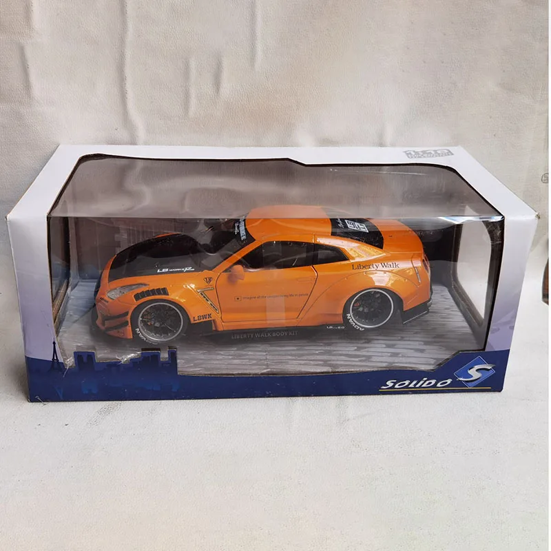 

SOLIDO 1/18 Scale NISSAN GTR R35 LB WORK Alloy Car Model