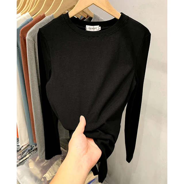 

T-Shirt White Shirt Women Tops Poleras Mujer De Moda Autumn Winter Female Blanca Hot Casual Korean Style Tee Tops