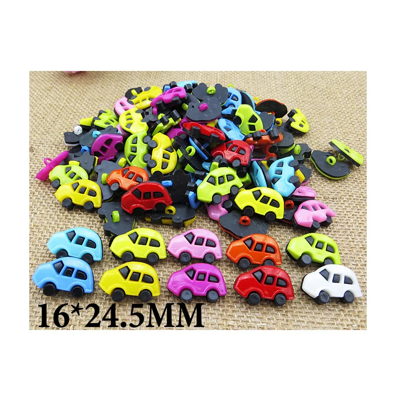 

50PCS Plastic Kids Black Buts Buttons Coat Sewing Garment Car Button Decoration Clothes Accessory P-081