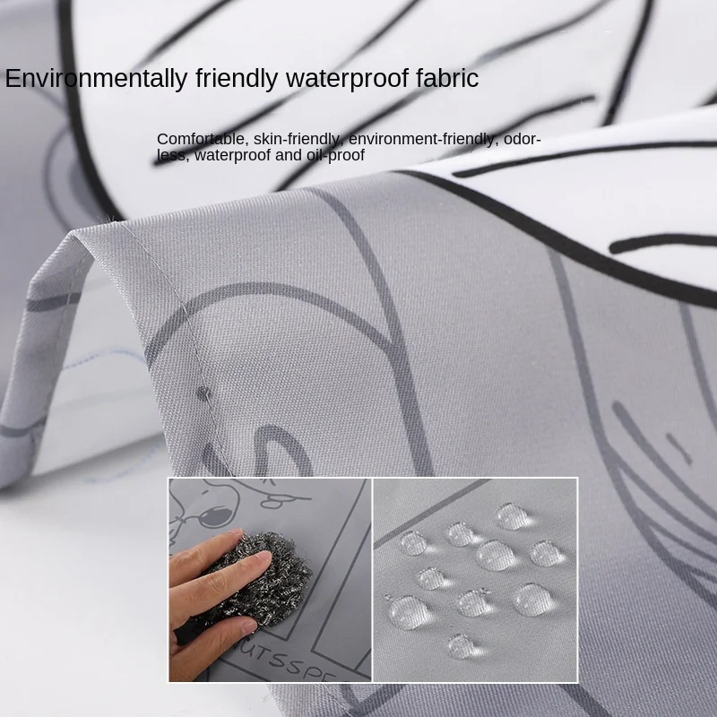 Водонепроницаемый фартук Snoopy модный мультяшный для кухни дома приготовления