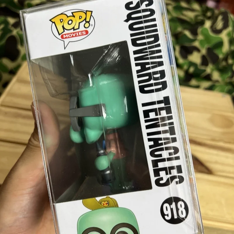 Фото Оригинальная фигурка Funko Pop Спанч Боб Квадратные штаны: Сквидвард Тентаклс # Коллекционная фигурка 918 Action Figures Decor Dll, лимитированная серия, подарок №4
