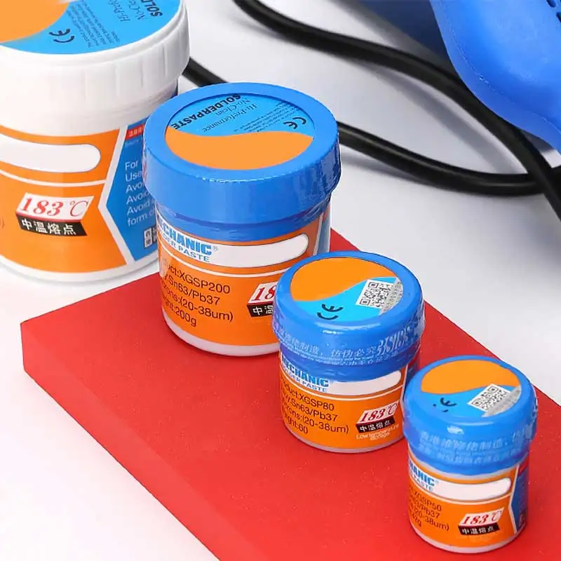 Фотофлюсовая паста оловянный крем SMD SMT BGA Tools Sn63 25-45um сварочный пастообразный флюс