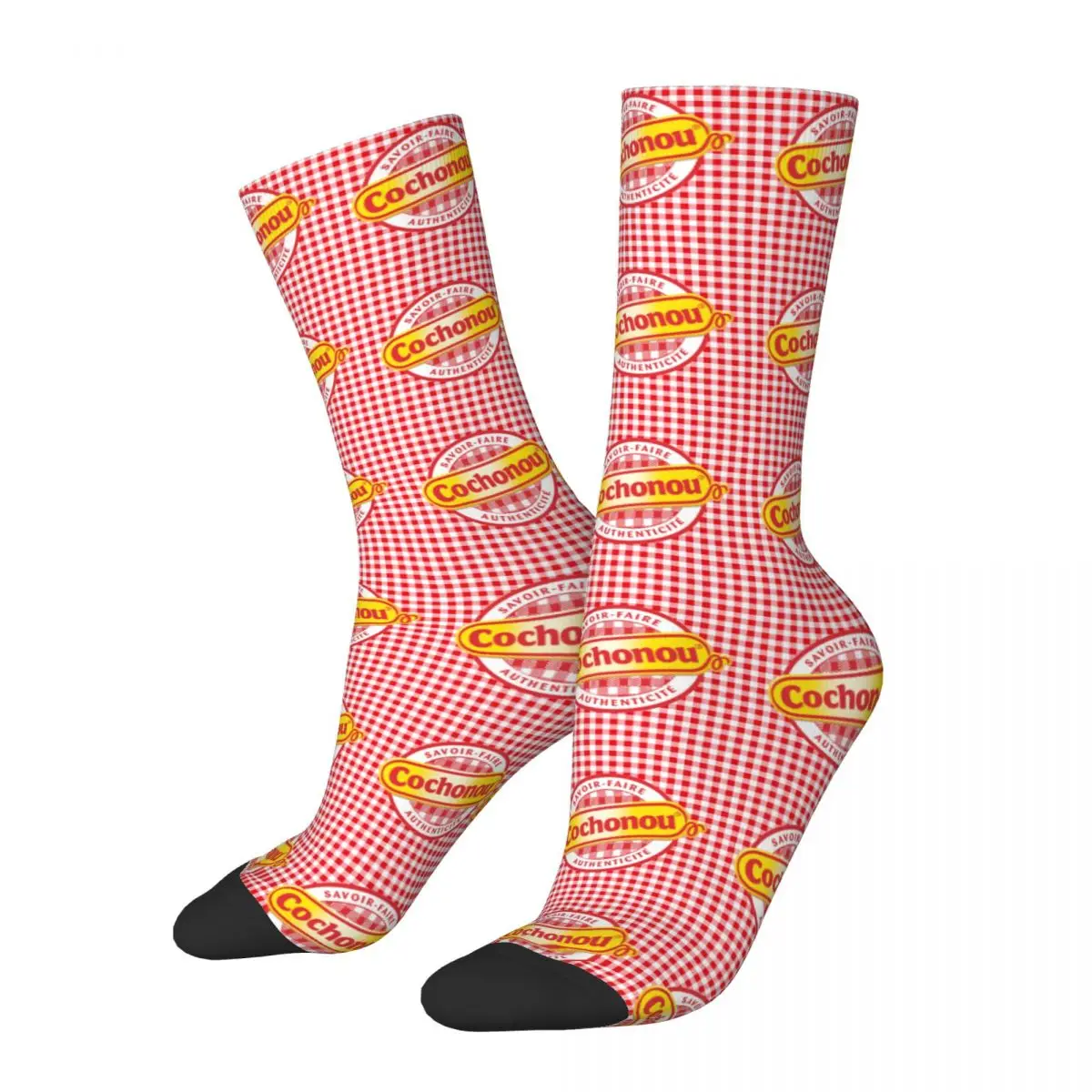 

Harajuku Female Male Socks Cochonou Accessories Warm Cochonou Tour France Socks All Seasons Gifts