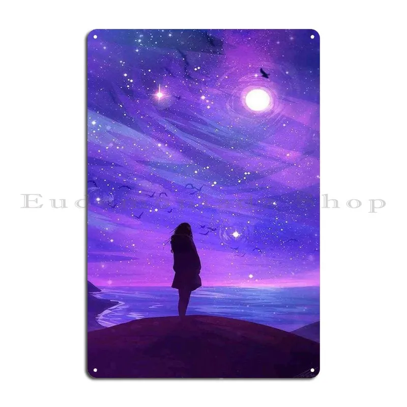 Ночная версия металлический знак Забавный домашний клуб бар