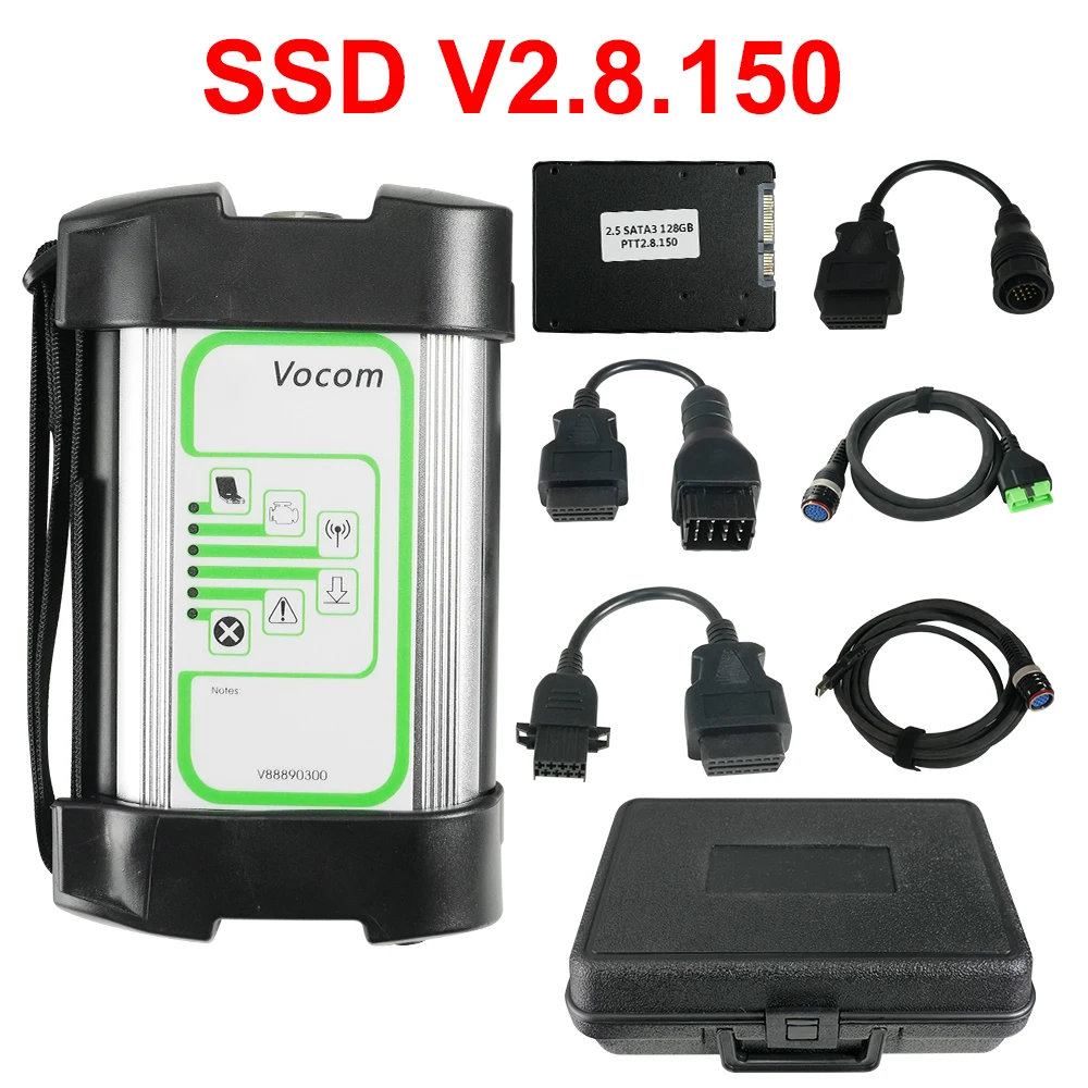 V2.8.150 для Volvo Vocom 88890300 интерфейс Wifi USB версия диагностический сканер для грузовика инструмент для Renault/UD/Mack/Volvo