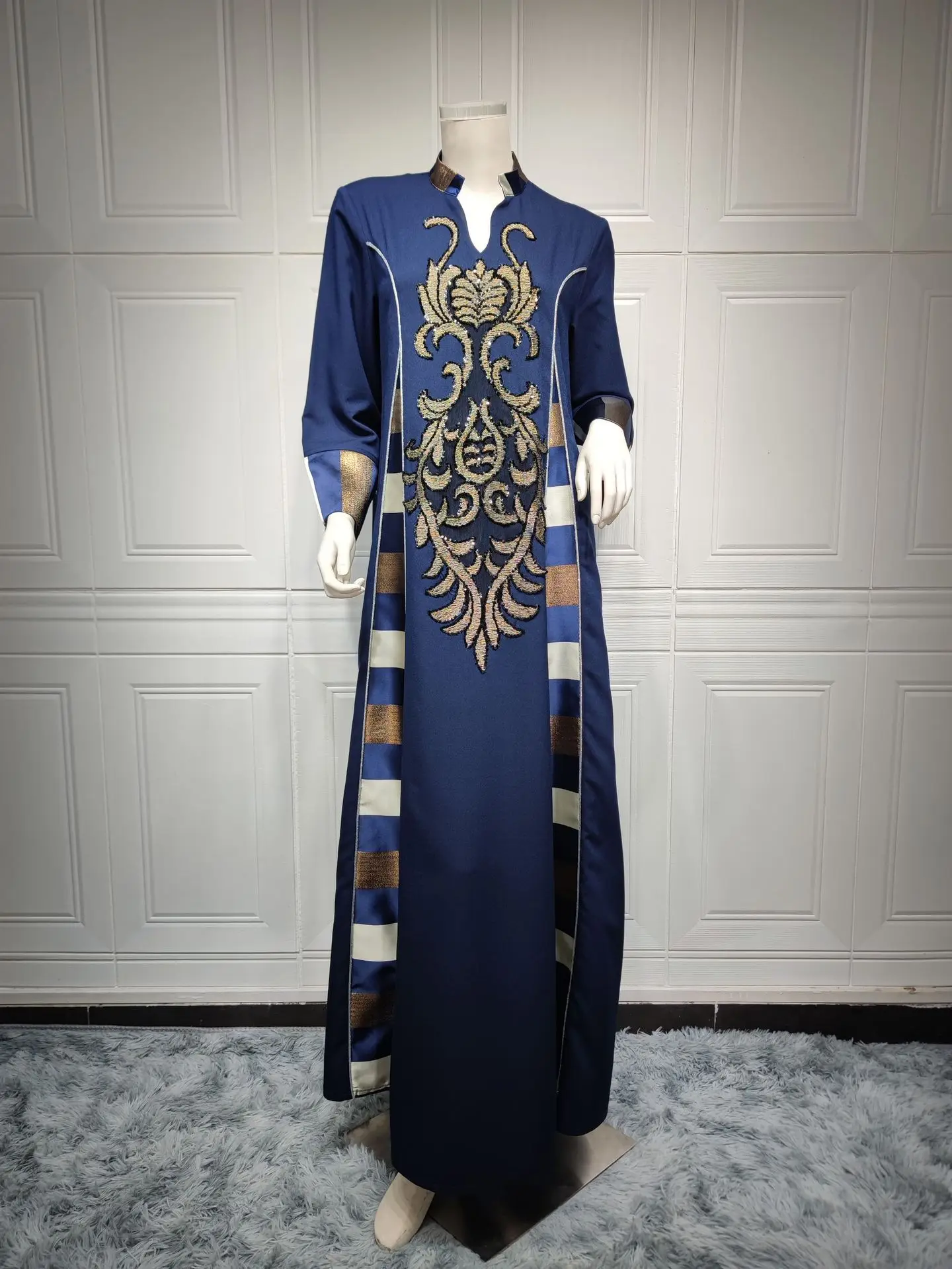 

Jalabiya for Women Patchwork Gulf Jalabiyat Dubai Saudi Long Arabic Dress Party Evening Moroccan Kaftan Muslim Abaya Ramadan Eid