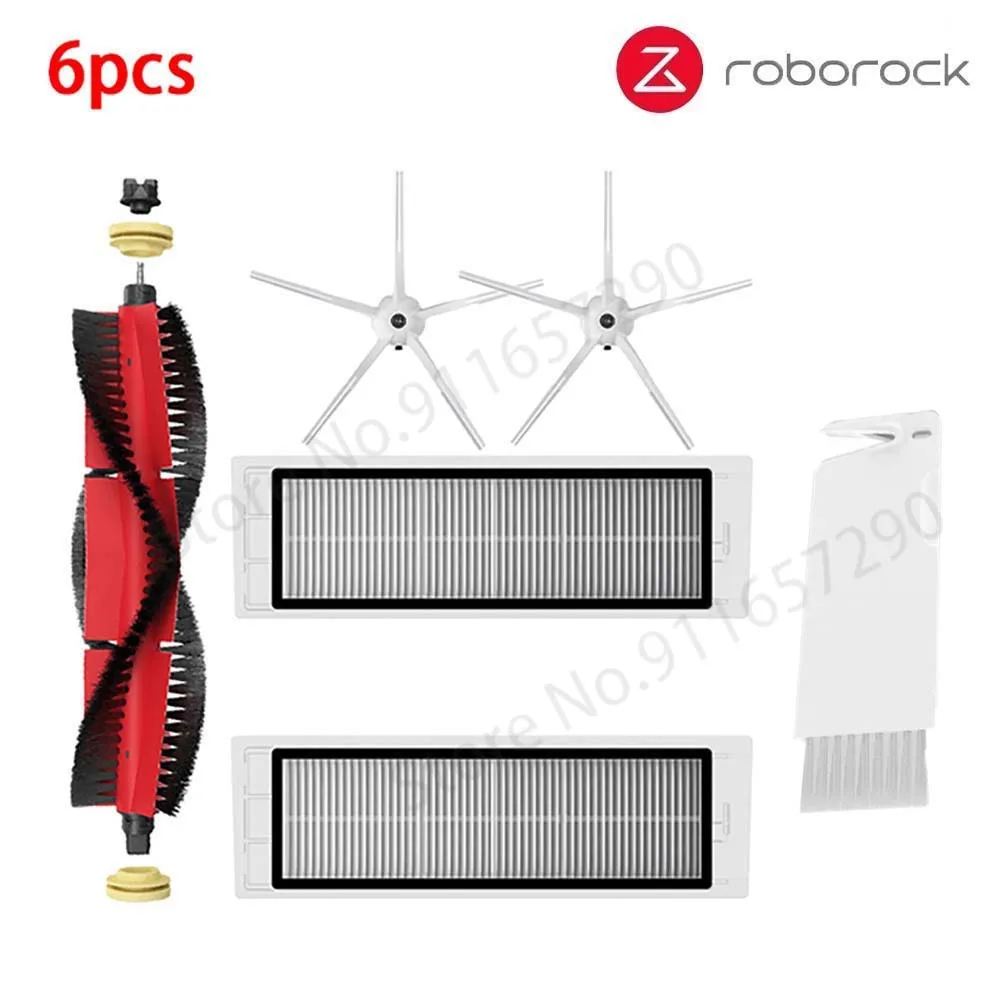 

Roborock S50 S5 Max S6 MaxV комплектующие: моющаяся ткань, HEPA фильтр, щетки