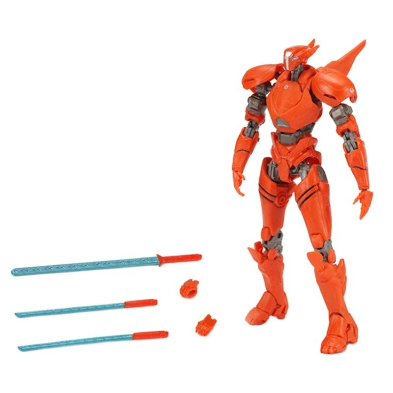 

17Cm Neca Pacific Rim Movie Characters Periphery Series Figure Saber Athena Mecha Robot Movable Joint Model Ornaments Toys Gift