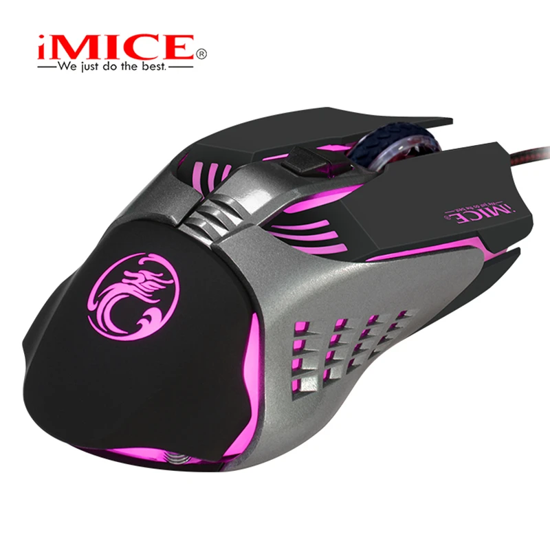 Проводная мышь RGB Glitz, программируемая USB Механическая мышь, игровая мышь esports, мышь Eat chicken
