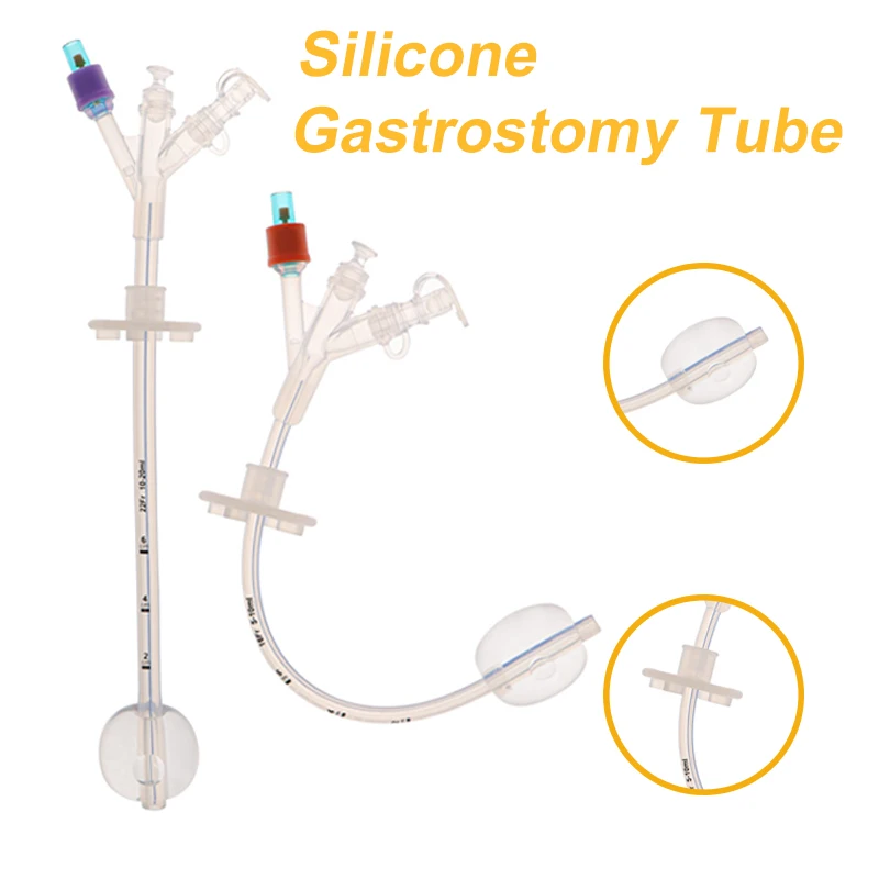 

7 шт., медицинская силиконовая трубка для гастростомы, трубка для кормления гастростомии с воздушным шаром