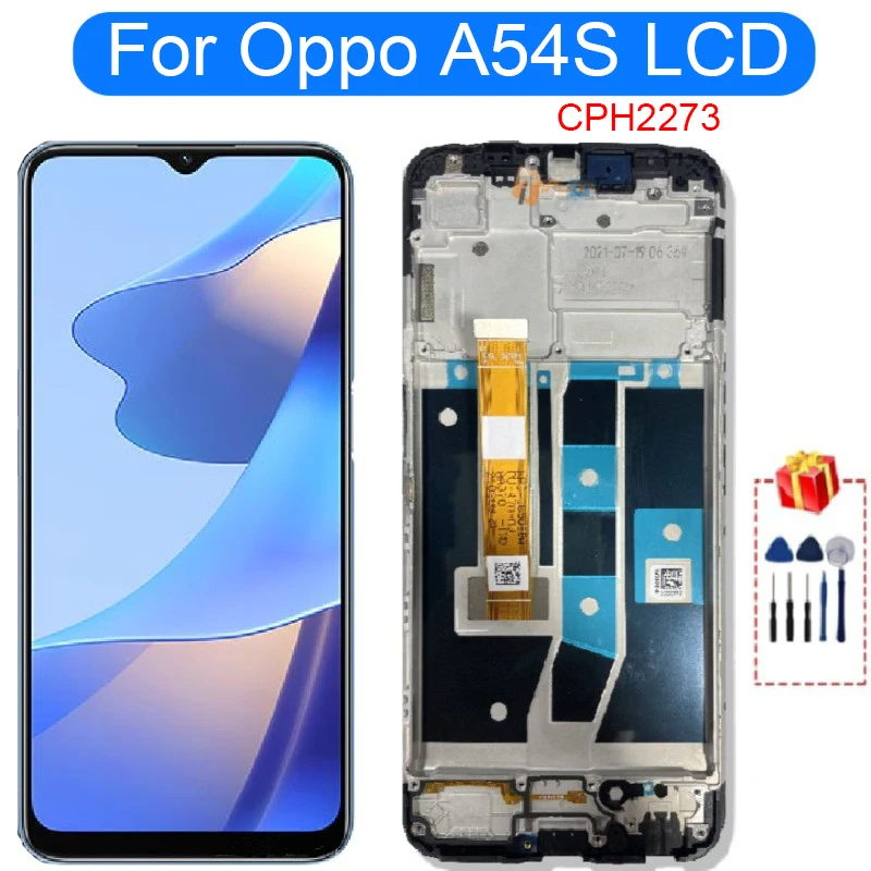 

ЖК-дисплей 6,52 дюйма для Oppo A54S с рамкой для Oppo A54S CPH2273, запасные части