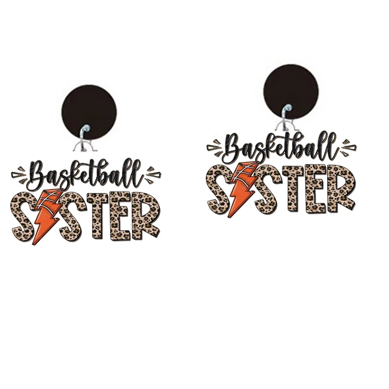 

Baseball Sister Acrylic Earring For Women Epoxy Family Sport Love Sister Acrylic Charm Drop Earrings Jewelry Cute Women Gift