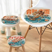 sushi food monster art seat pad household cushion soft plush chair mat winter office bar seat mat