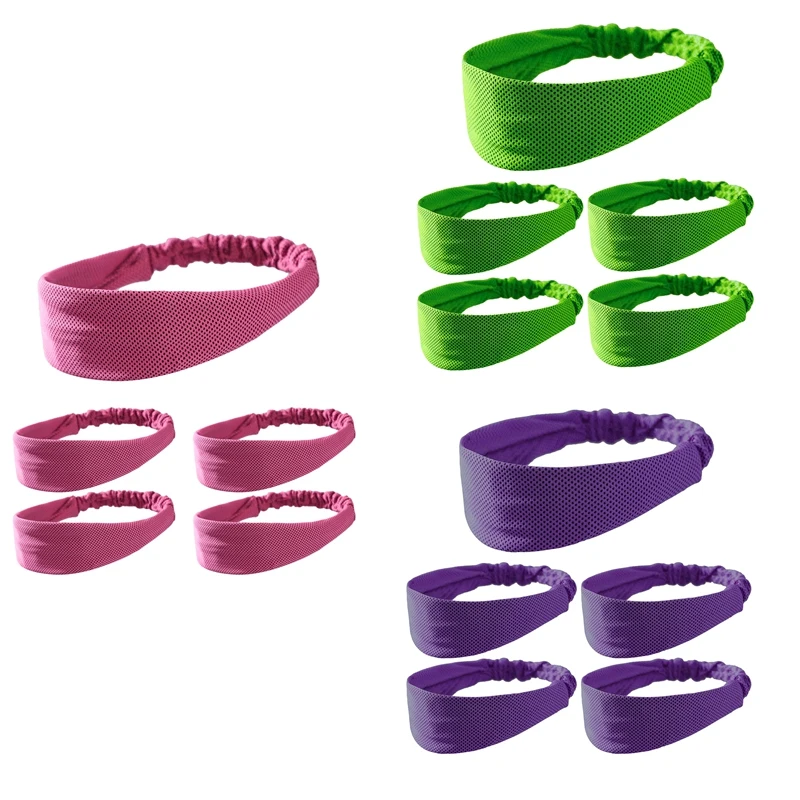 Спортивная повязка на голову впитывающая пот дышащая для бега мужчин и женщин